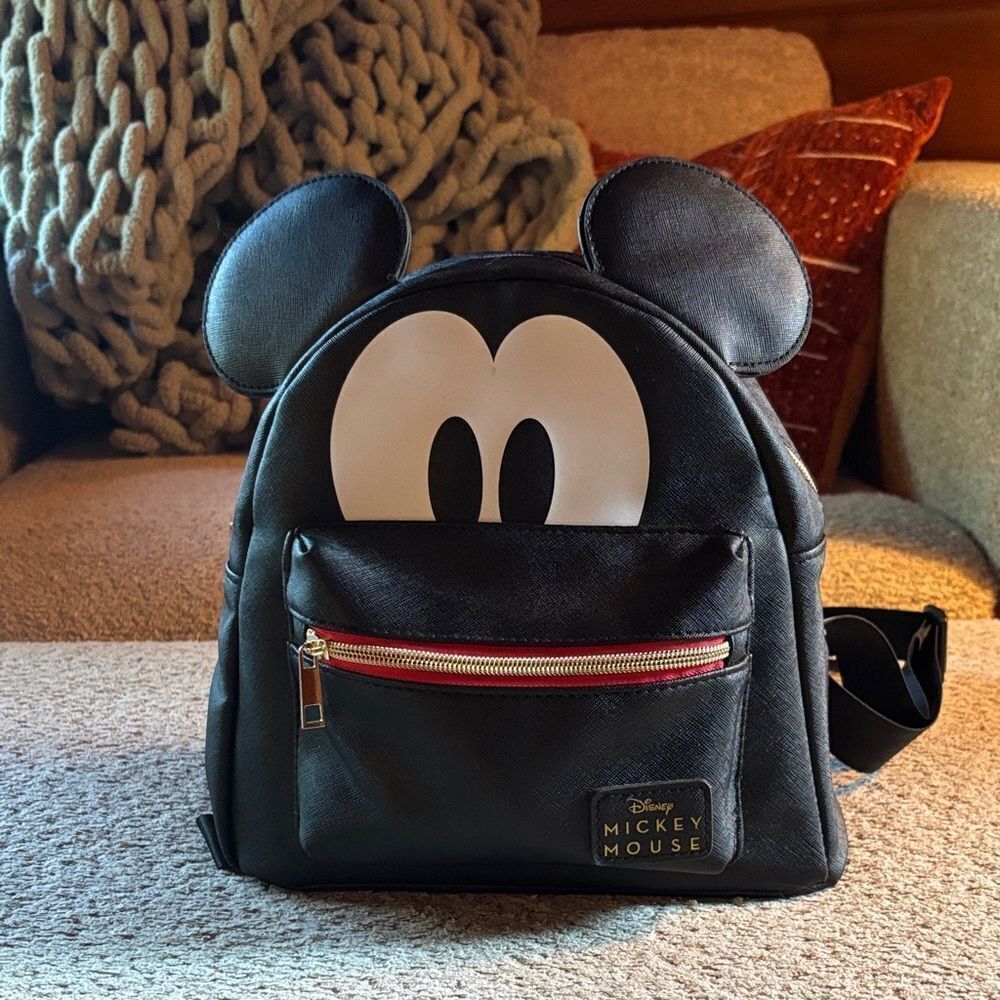 Disney Mickey Mouse Black and White Backpack